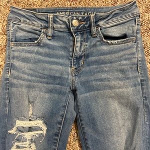 American Eagle Ripped Skinny Jeans